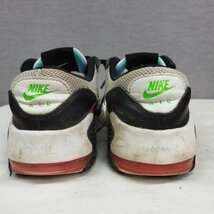 A427 NIKE ナイキ AIR MAX エアマックス スニーカー CD6894-106 エクシー ブラック ホワイト レッド ジュニア サイズ 23 スウッシュ ロゴ_画像9