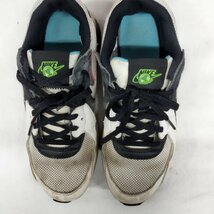 A427 NIKE ナイキ AIR MAX エアマックス スニーカー CD6894-106 エクシー ブラック ホワイト レッド ジュニア サイズ 23 スウッシュ ロゴ_画像2