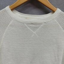 Z220 TODAYFUL トゥデイフル Raglan Waffle Knit 長袖 ニット カットソー ニットソー コットン 無地 サーマル ワッフル カジュアル_画像4