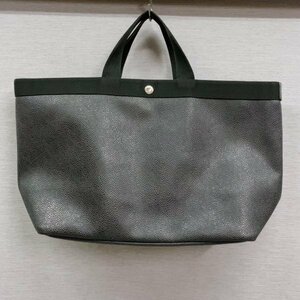 Z321 Herve Chapelier リュクス 船形 トート バッグ ブラック ノアール 707GP レザー ハンド BAG シンプル フォルム エルベシャプリエ