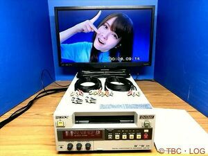 【動作保証】★SONY ビデオデッキ miniDV、ミニDV、スタンダードDV、DVCAM (DSR-40)★動作良好★