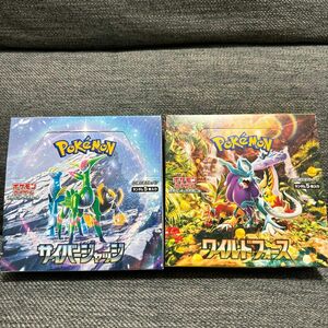 ポケモンカードゲーム サイバージャッジ&ワイルドフォース 各1BOX スカーレット&バイオレット