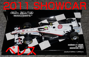 送料込み 限定1008個 1/43 ザウバー 2011 SHOWCAR ペレス フェラーリ PEREZ SAUBER FERRARI C30 C31 2012