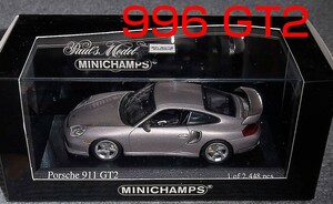 1/43 ポルシェ 911 GT2 プラチナ グレーメタ 2001 PORSCHE (996)