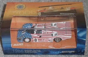 ACO別注 1/43 ポルシェ 956L SPIRIT OF AMERICA ルマン1986 8号 PORSCHE