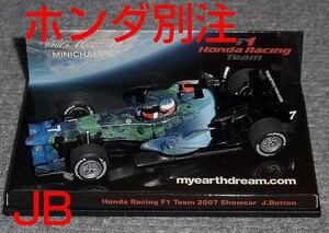 ホンダ別注 1/43 バトン 2007 ショーカー HONDA RA107 RA108 SHOWCAR