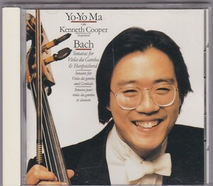 ★CD SONY バッハ:ヴィオラ・ダ・ガンバとチェンバロのためのソナタ *ヨーヨー・マ(Yo-Yo Ma)