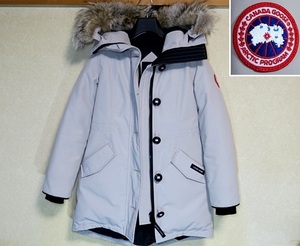 ◇正規品 CANADAGOOSE カナダグース ROSSCLAIR PARKA FF ロスクレアパーカ ダウンコート XS ベージュ コヨーテファー レディース 極美品