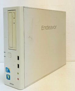 KJ2901CK【中古現状品】 EPSON Endeavor AT971 CPU:Intel(R) Core(TM) 2Duo CPU E7500@2.93GHz HDD:なし メモリ:2GB D