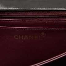 CHANELシャネルマトラッセ Vフラップ ワンショルダーバッグ ラムスキン 黒（ゴールド金具）ショルダーバッグ ミニショルダー_画像8