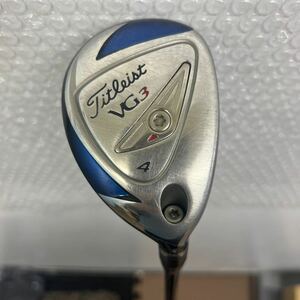 ◆《U547》Titleist タイトリスト VG3 U4 VG H VG3 フレックスS