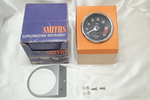 0113②［H］☆当時物・箱付き☆SMITHS/スミス/電流式タコメーター/7000rpm/BMC