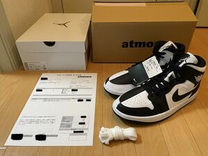 28.0cm Nike WMNS Air Jordan 1 Mid Se Homage ナイキ ウィメンズ エアジョーダン1 ミッド オマージュ 28cm atmos スニーカー