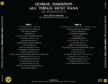 GEORGE HARRISON / ALL THINGS MUST PASS ALTERNATES (2CD) BEATLES_画像2