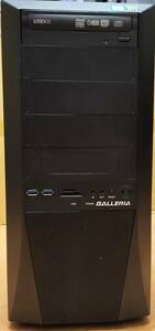 ※ゲーミングパソコン※THIRDWAVE Galleria FX/Core i7-9700K/16.0ＧＢ/M2 SSD 512GB・HDD 2TB/ GTX 1660-6G/Win10/Office Pro2021