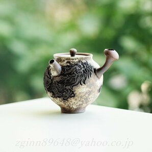 超人気☆職人手作り 陶器 煎茶道具 茶壺 茶壷 急須 茶器 茶道具 容量：130MLの画像1