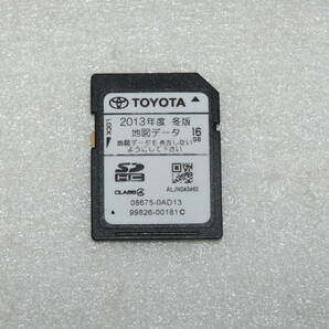 トヨタ純正 2013年 冬 NSZT-W62G 地図SDカード 送料84円～の画像1