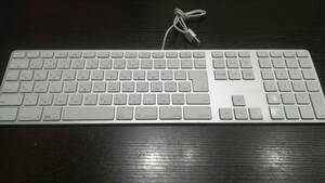 【動作品♪】Apple Keyboard A1243 テンキー付き キーボード 日本語