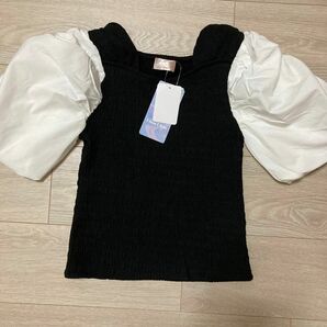 未使用　トップス　黒 カットソー 半袖　新品　韓国 ダンス　kpop 140 150 160 ZARA しまむら　衣装