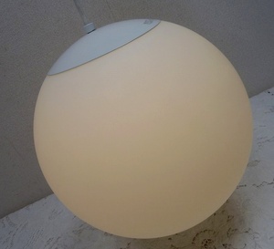 (☆BM)KOIZUMI/コイズミ XPE610446 ペンダントライト①LED照明 直径35㎝ 丸型 球体 シンプル ホワイト 乳白色 ガラス シーリングライト