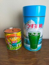 みかん缶詰めの貯金箱 うす茶糖缶 昭和レトロ　農林省_画像1