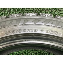 7分山 ブリヂストン BLIZZAK VRX 275/35R19 96Q 2本/札幌市手渡し可/中古スタッドレスタイヤ(冬タイヤ) フェアレディZ等 F_Q_115_画像9