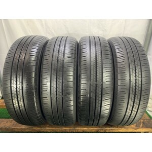 2022年製 8分山 ダンロップ ENASAVE EC300+ 185/65R15 88H 4本/札幌市手渡し可/中古オンロードタイヤ(夏タイヤ) MAZDA2等 E1_Q_70