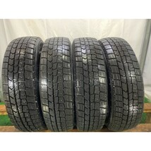 2021年製 8～9分山 ダンロップ WINTERMAXX WM02 155/65R14 75Q 4本/札幌市手渡し可/中古スタッドレスタイヤ(冬タイヤ) ルークス等 A1_55_画像1