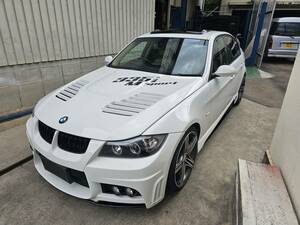 BMW E90 320 MSPORTS 希少6速MT フルエアロ　マフラー　カーボンボンネット　カーボントランク　19インチホイール　その他カスタム多数