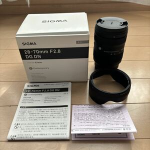 【美品】SIGMA 28-70mm F2.8 DG DN SONY Eマウント