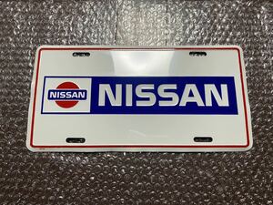 日産　NISSAN 展示　プレート　当時物　ナンバープレート イベント用　希少　美品