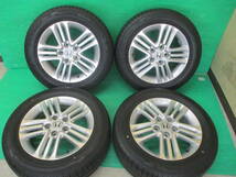 ホンダ純正 16×6J+50 5H-114.3 DUNLOP エナセーブ RV505 205/60R16 4本セット 埼玉県発 現物確認OK♪ ステップワゴン _画像1