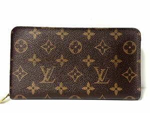 【中古】LOUIS VUITTON LV　ルイヴィトン　モノグラム　長財布　ウォレット　ポルトモネジップ　M61727