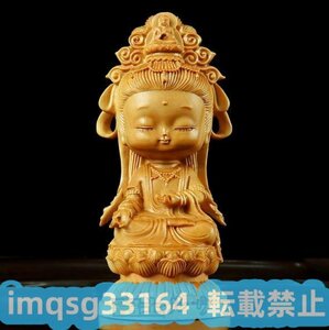 木製 仏教 最新作人気推薦☆ 美術品 仏具 置物 観音様 彫刻 置物 観音像 座禅菩薩 唐金 仏像 二頭身