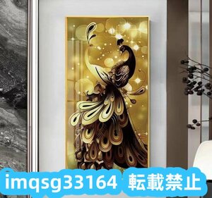 Art hand Auction Living room decorative painting Popular new item ★ 40*80cm Entrance decorative painting Sofa background decorative painting Modern, Painting, Oil painting, Animal paintings