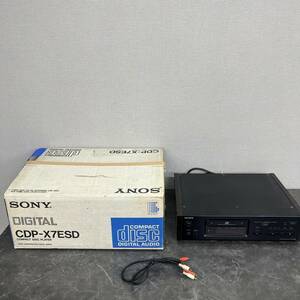 ☆SONY ソニー CDプレーヤー DIGITAL CDP-X7ESD 201143 箱付(中古品/現状品/保管品)☆