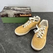 ☆美品 Timberland ティンバーランド ローカットスニーカー スニーカー サイズ: 26.5cm キャメル 箱付(中古品/現状品/保管品)☆_画像1