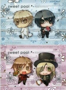 sweet pool クリアポストカードセット　