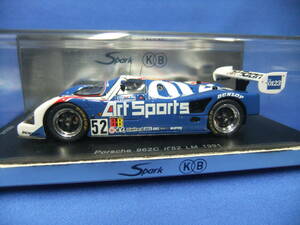 0123/Art Sports■1/43■ポルシェ 962C #52■ルマン24h 1991■KBS046■ケース未開封