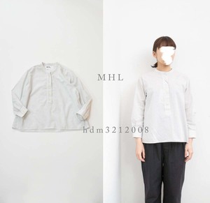 MHL マーガレットハウエル GRAPHIC COTTON STRIPE プルオーバーシャツ #14