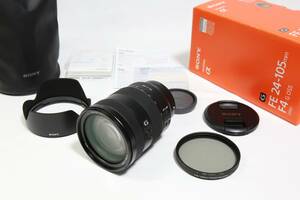 ■SONY FE 24-105mm F4 G OSS SEL24105G フィルター2枚付属！ 購入:2022.09 ☆使用少々！☆極・美品！