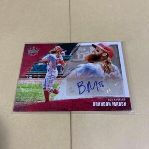 panini ブランドン　マーシュ　 直筆サインカード　エンゼルス　 BBM topps