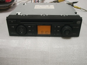 日産純正　1Din　CD・ラジオ（FM/AM）　軽バン・軽トラ・軽自動車など　下取り車などに　CQ-JN4701AD　PY29D