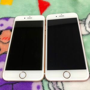 1円〜 SIMフリー iPhone6s 2台セット 色ゴールドとピンクゴールド 32GB 判定○ 送料無料 