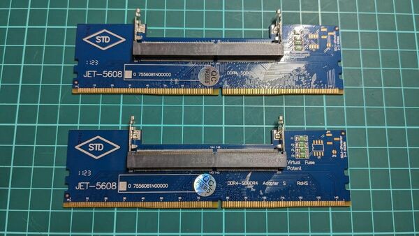 メモリ 変換アダプター JET-5608 DDR4
