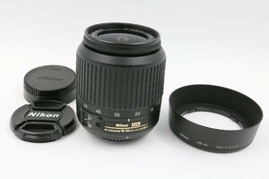 《動作保証》 NIKON ニコン AF-S NIKKOR 18-55mm f/ 3.5-5.6 G ED DX SWM AF ズーム レンズ 純正フード HB-45 付 #U504