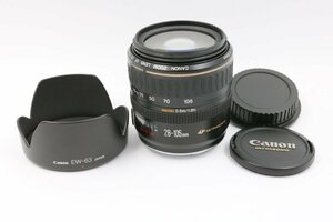 《動作保証》 Canon キヤノン EF 28-105㎜ f/ 3.5-4.5 USM 純正フード EW-63付 AF 中望遠 ズーム レンズ #U491