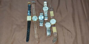 腕時計 SEIKO セイコー CASIO ディズニー TOMONY SPRIT 全てジャンク 傷、汚れ多数。修理、部品取り前提 日本国有鉄道総裁6個
