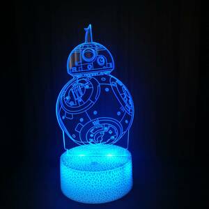  house. illumination! Night light 21 Star Wars collection bar garage interior miscellaneous goods remote control attaching 16 color 