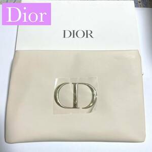 Christian Dior クリスチャンディオール ポーチ　クラッチバッグ　化粧ポーチ フラットポーチ　ノベルティ 非売品　箱付き　。